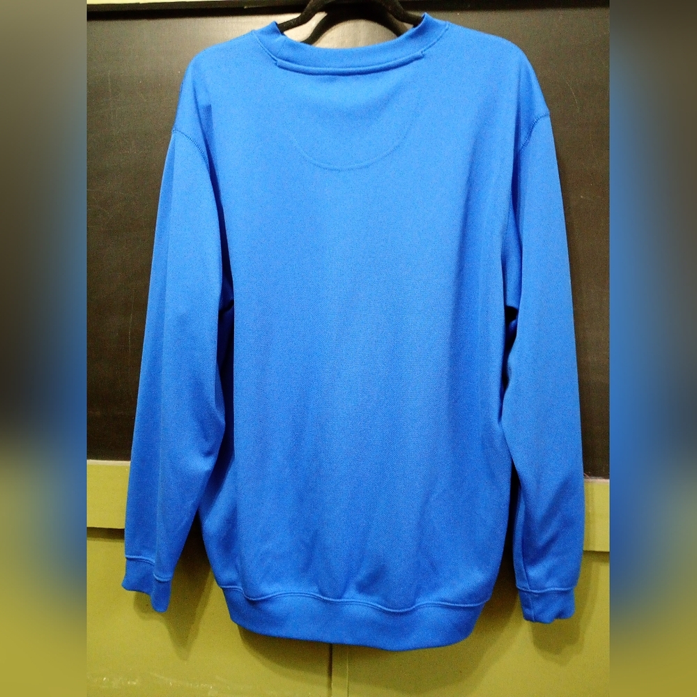 Pebble Beach Men's Vibrant Blue Crewneck Sweater